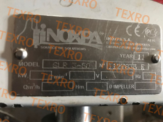Inoxpa-SLR 3-50  D7032-01