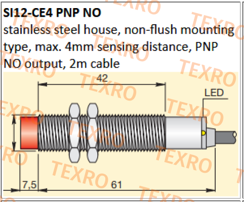 Aeco-SI12-CE4 PNP NO