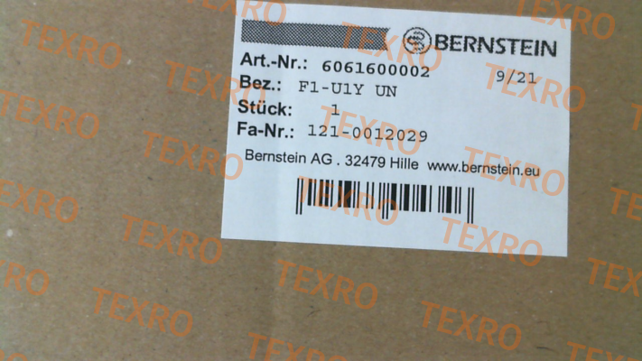 Bernstein-P/N: 6061600002 Type: F1-U1Y UN