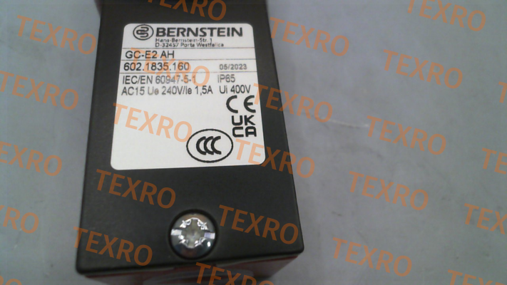 Bernstein-Art.No.6021835160 Type: GC-E2 AH